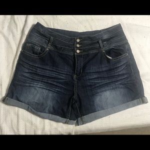 Plus Size Jean Shorts